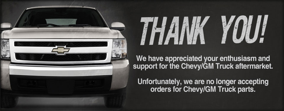 Thank You Chevy Truck Customers!